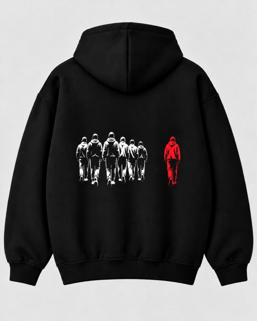 Different Minds Hoodie, back artwork